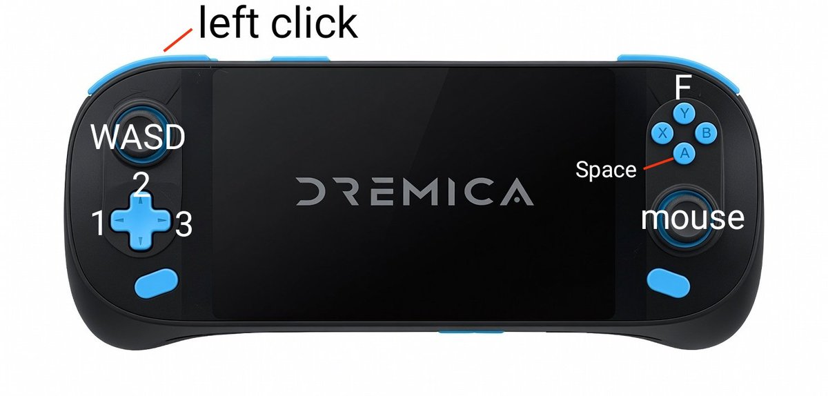 You will need to set the keybinds to match the picture below using ...
