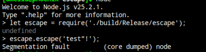 aamelting's tweet photo. javascript so bad i got a segfault #booyeah https://t.co/kJ4k35wR6T