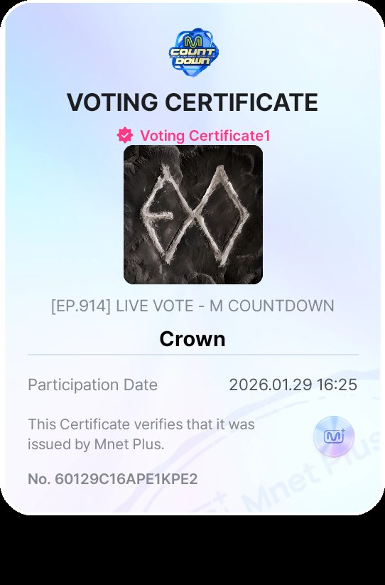 EXO Streaming & Voting tweet media
