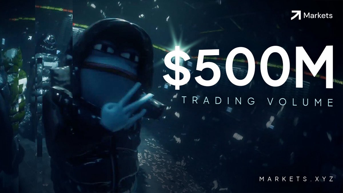 17 days in, Markets has reached $500M in cumulative trading volume and surpassed $18M in OI across nearly 2,000 traders.

New listings coming later today.

Hyperliquid