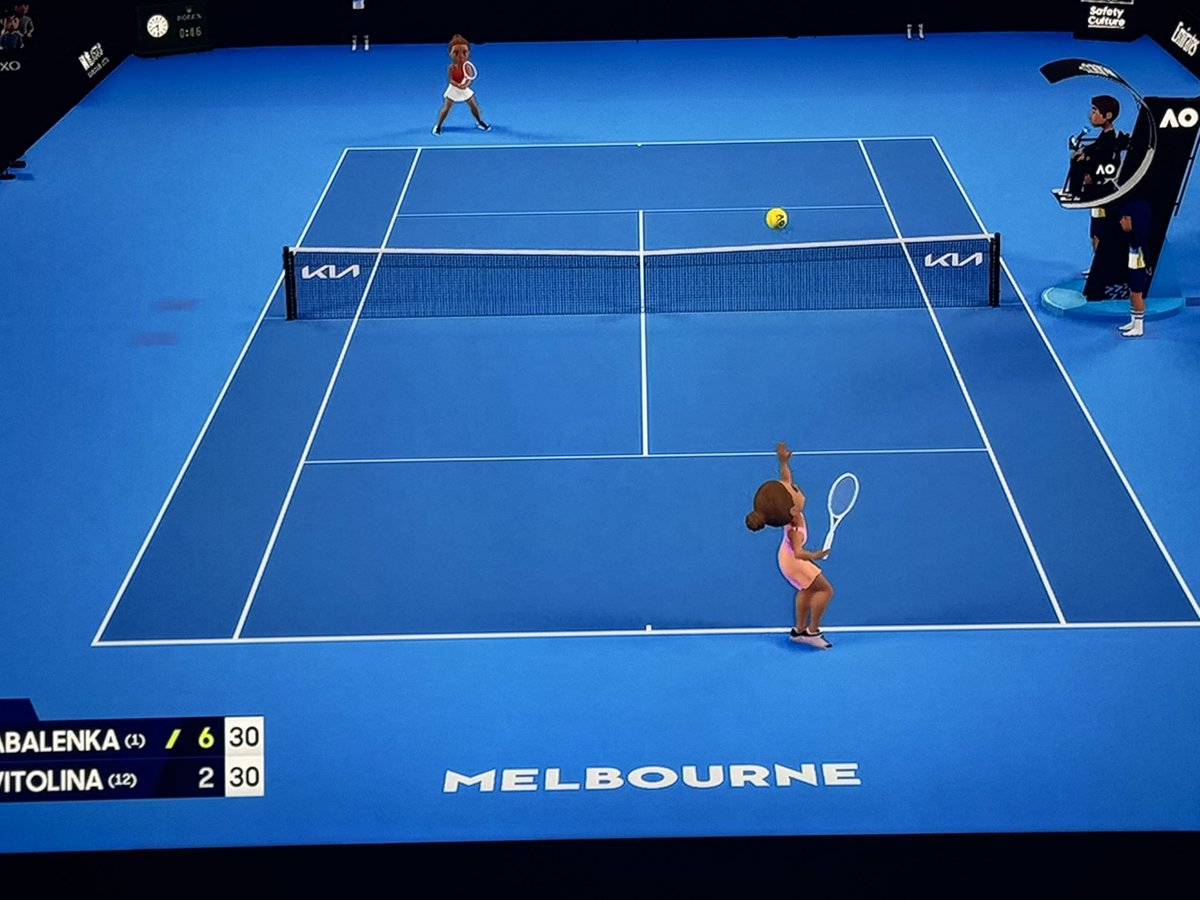 I would actually watch more women's tennis if they did this for every match. <a href="/WTA/">wta</a> #AO26