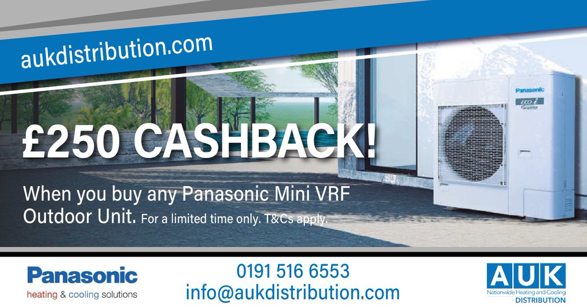 AUKDistribution's tweet photo. 𝐁𝐮𝐲 𝐀𝐍𝐘 𝐏𝐚𝐧𝐚𝐬𝐨𝐧𝐢𝐜 𝐌𝐢𝐧𝐢 𝐕𝐑𝐅 𝐎𝐮𝐭𝐝𝐨𝐨𝐫 𝐔𝐧𝐢𝐭 – 𝐆𝐞𝐭 £250 𝐁𝐚𝐜𝐤! Offer runs until 10 March 2026.
𝑷𝑳𝑼𝑺 win a 𝐕𝐈𝐏 6 𝐍𝐚𝐭𝐢𝐨𝐧𝐬 𝐞𝐱𝐩𝐞𝐫𝐢𝐞𝐧𝐜𝐞. Details: https://t.co/jiXxEXi4tq.
@AUKDistribution 0191 516 6553
info@aukdistribution.com https://t.co/qM3m20jlAp