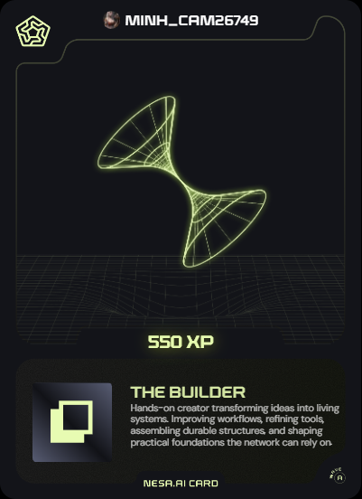 Look at the Nesa Card I got