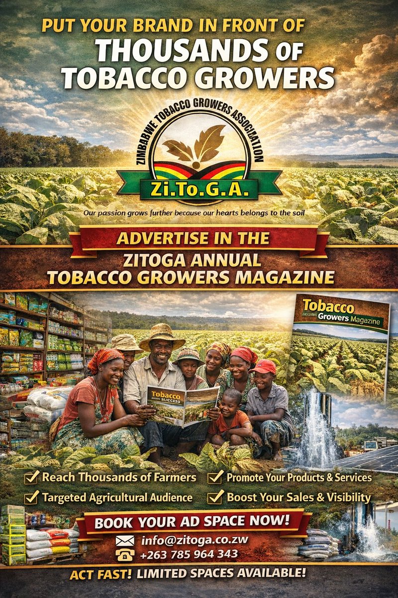Tobacco Farmers Union of Zimbabwe (TOFUZ) tweet media