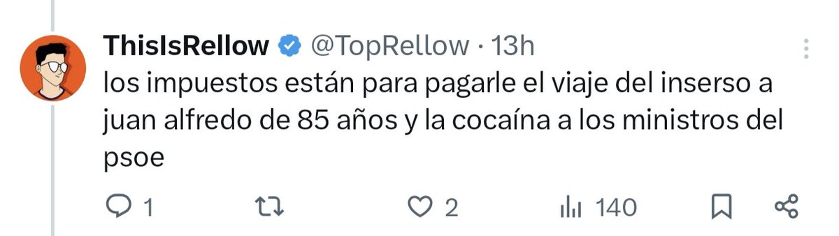 Pero a ti qué te van a quitar la mitad de lo que ganas con 1k suscriptores en YT y 4 enlaces guarros de Amazon, flipao 🤣🤣 Si no te da la cabeza, ponte de dependiente en una mercería, que solo te tienes que aprender el precio de los botones.