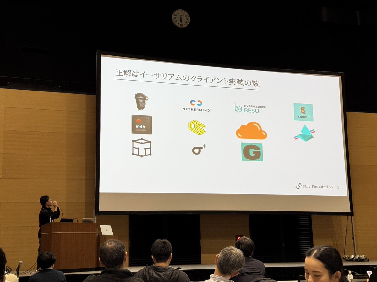 1000人超の研究者が集うSCIS2026（暗号と情報セキュリティ分野の国内学会）のナイトセッションにて、Nyx Foundation @nyxfoundation について紹介を行ないました！

暗号・セキュリティ研究者に我々の存在を知らしめてきました🫡💪