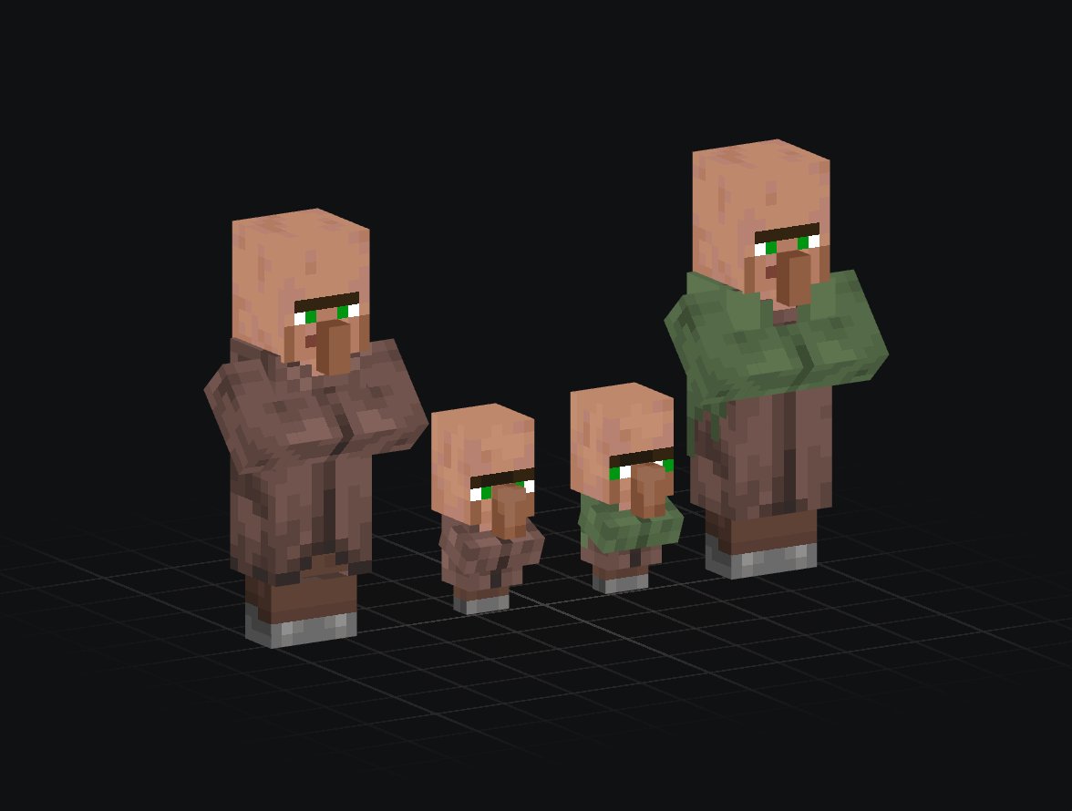 I hope we will have new models of baby villagers <a href="/Minecraft/">Minecraft</a> 

#pixelart #Minecraft