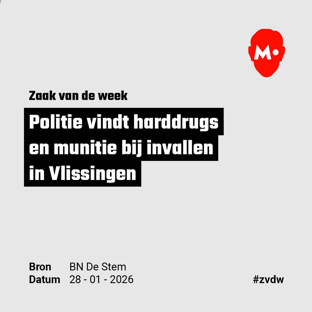 Politie vindt drugs en munitie bij invallen in Vlissingen