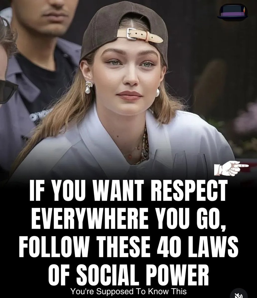 minds_eminent's tweet image. IF YOU WANT RESPECT EVERY WHERE YOU GO .

FOLLOW THESE 40 LAWS OF SOCIAL POWER :

THREAD 🧵