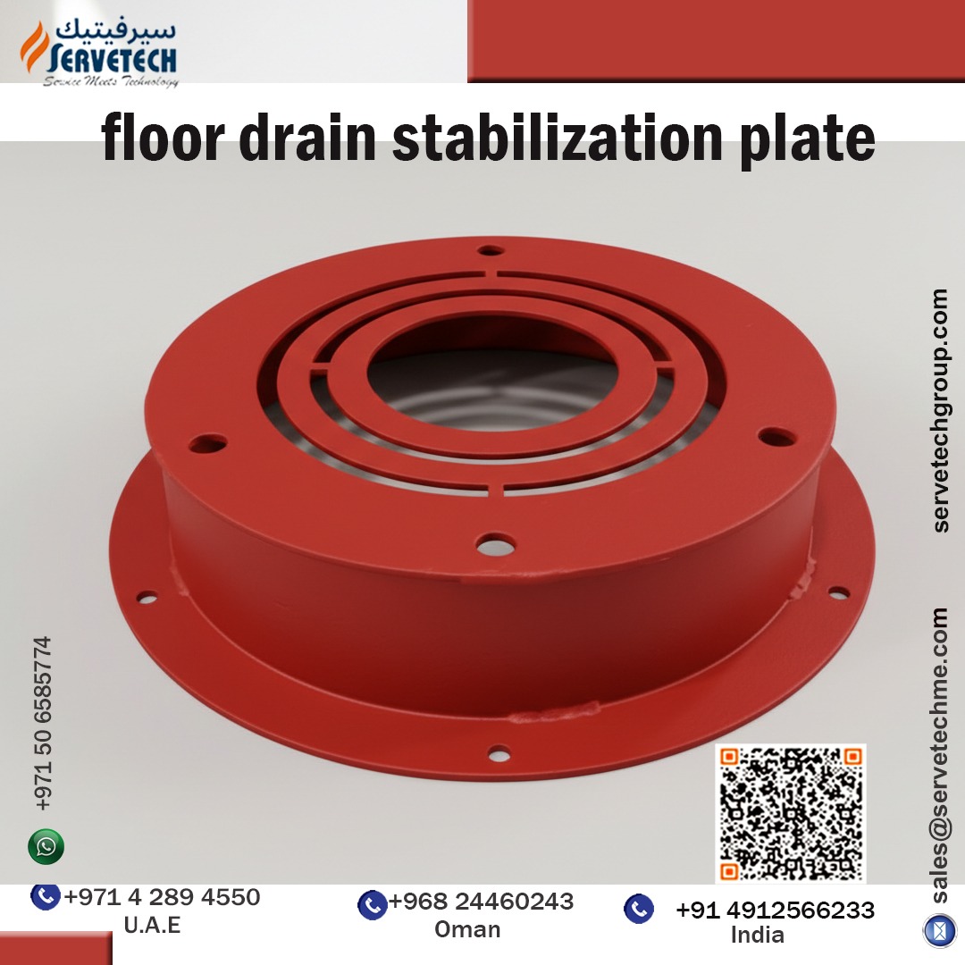 Servetech_'s tweet photo. 🛠️ Floor Drain Stabilization Plate 
16-ga galvanized, acid-resistant, epoxy-coated plate (8" dia × 1½" high) with variable pipe opening, three support stud + nail holes and three 5/16"×12" threaded support rods included for fast, secure anchoring. 🔩📐
#FloorDrain https://t.co/uQGMvWNKaQ