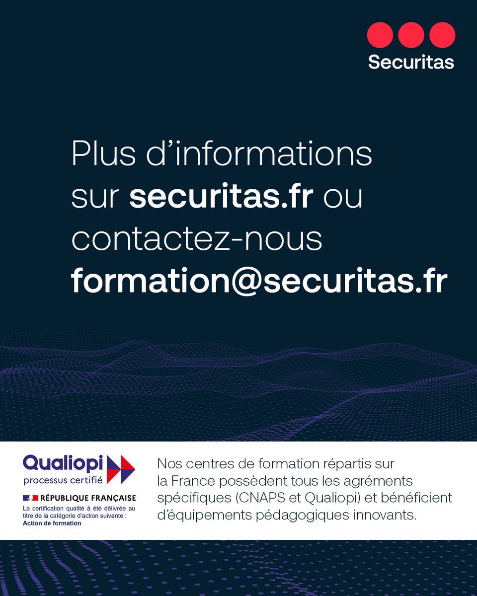 🔴🔴🔴 Découvrez notre offre de #formation en sécurité incendie ⤵️

Nos formations de sécurité et évacuation incendie permettent à vos collaborateurs de maîtriser la réglementation en vigueur et  d’acquérir les bons gestes.

👉 securitas.fr/services/autre…