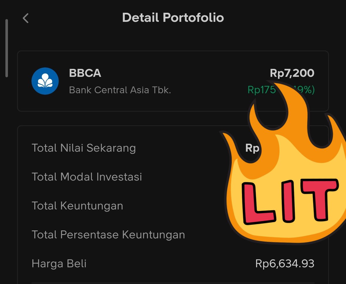 lumayan serok bbca di 6635🗿