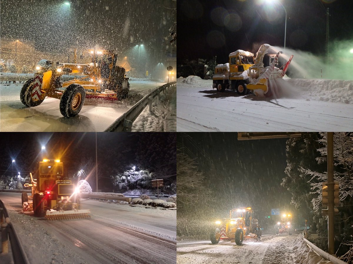 【大雪への対応】
関係省庁が、現場で除雪作業やインフラ確認を実施中です。明日30日にかけても、日本海側を中心に大雪になる所がある見込みです。引き続き、政府一丸となって大雪への対応に全力を挙げてまいります。（写真提供：国土交通省）