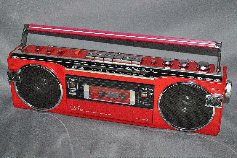 コレで深夜ラジオ聞いたりしたなぁ 録音は同時押し #昭和レトロ