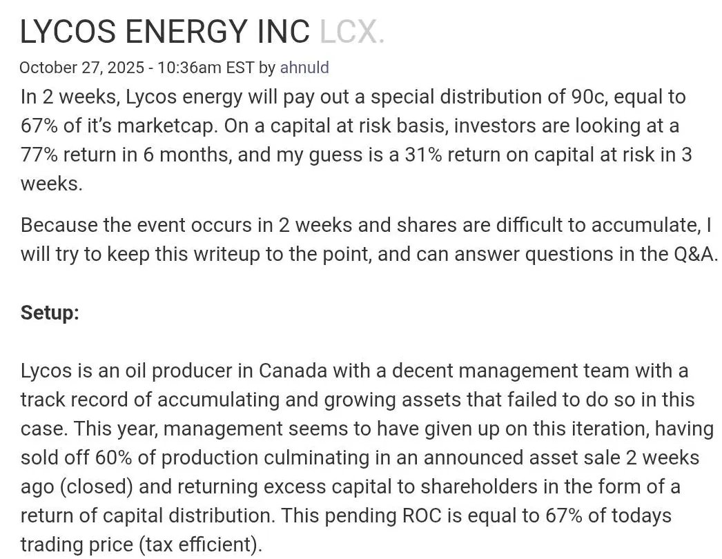 Dalius - Special Sits tweet media