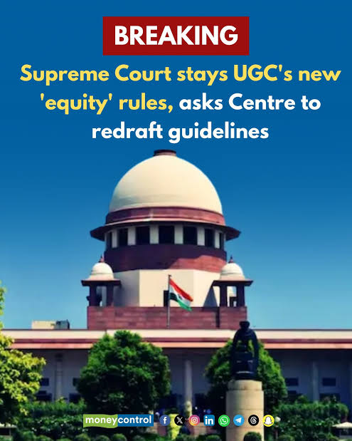 अगर सरकार सच में समानता लाना चाहती थी तो अभी भी  एक अध्यादेश लाकर सुप्रीम कोर्ट का फैसला पलटा जा सकता हैं, जैसा केजारीवाल vs गवर्नर ऑफ दिल्ली के केस में हुआ था।
अन्यथा ये मान लिया जाए कि सब मिली भगत हैं।
#UGC #SC #SupremeCourtofIndia 
UGC Regulations Supreme Court