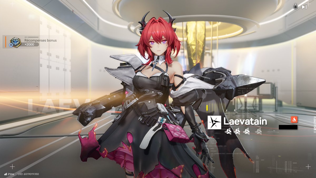 Ma luck a quitté Genshin mais elle est présente sur Arknights Endfield 
(8 de pity Laevatain 👀)