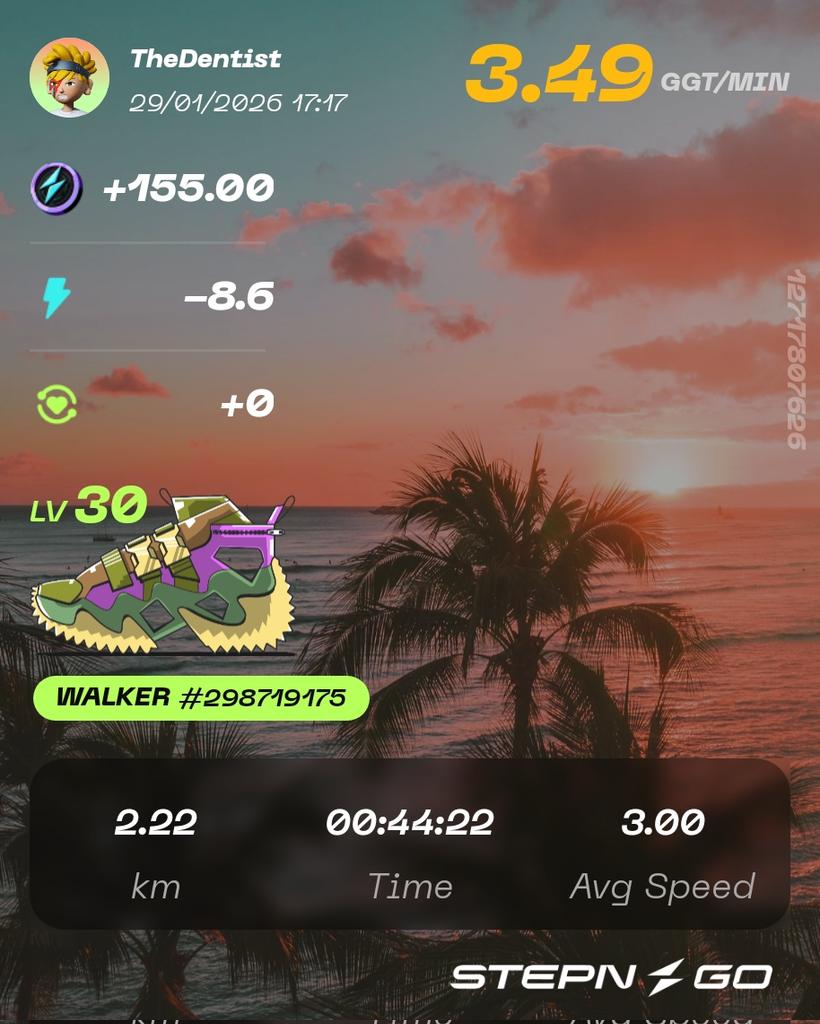 Evening Walk #STEPNGO