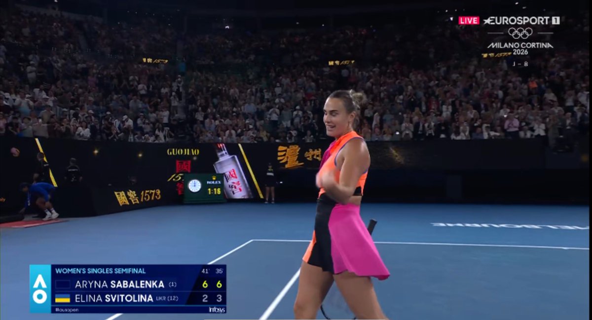 the Rod Laver Aryna

she’s so consistent, one of the best world number #1 in history