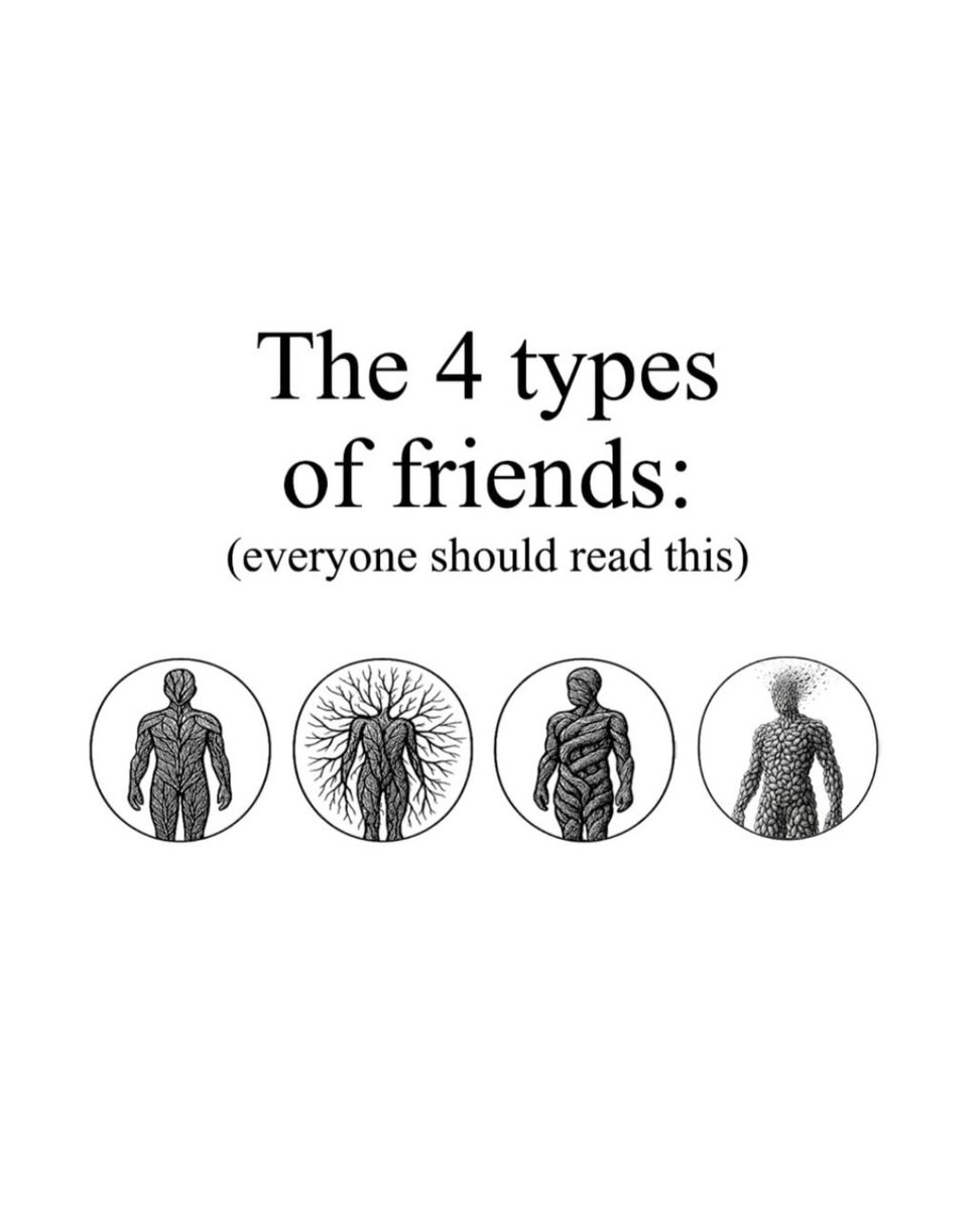 The 4 Types of Friends:

(Everyone should read this)