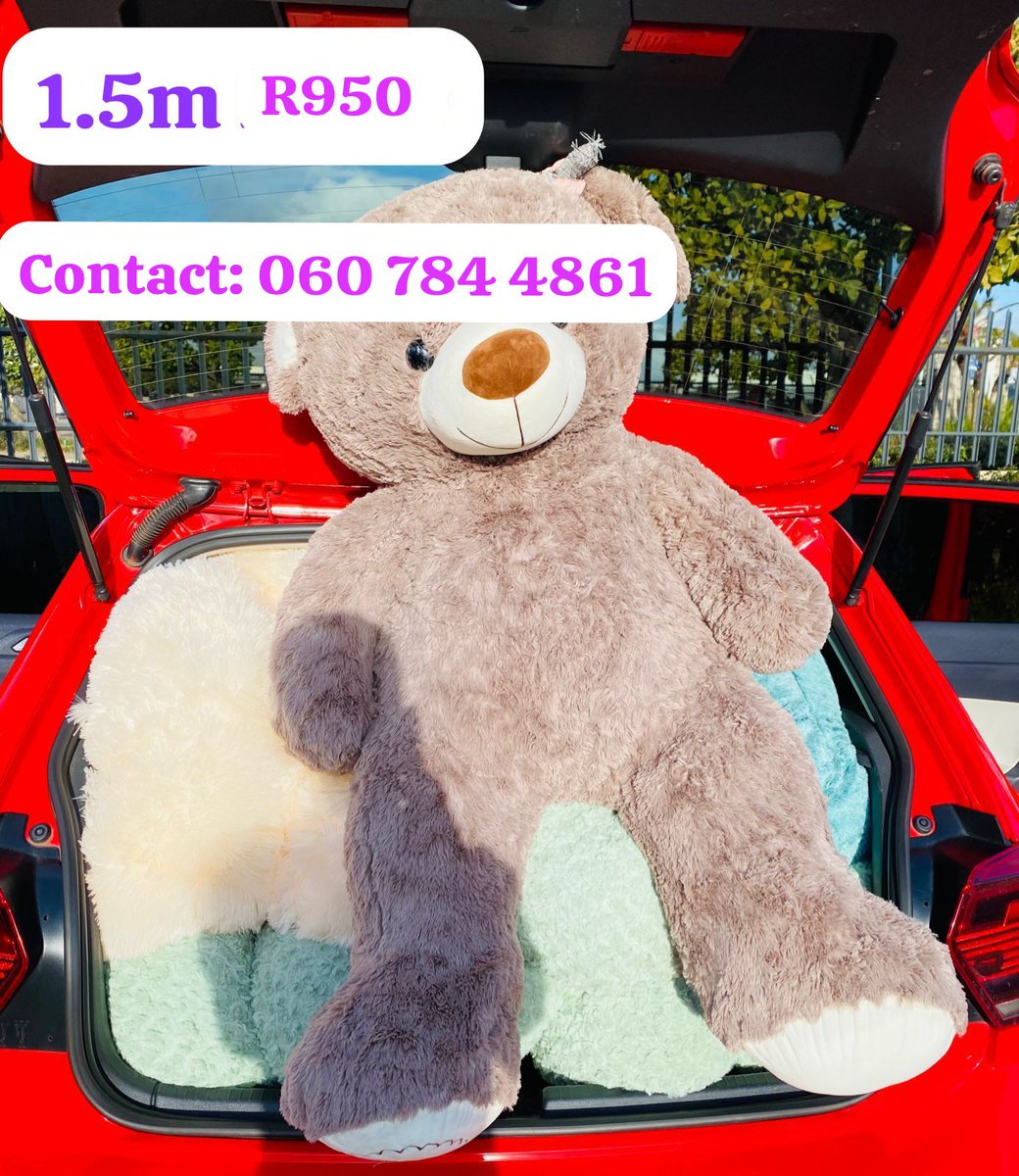 MacadziM's tweet photo. Valentines day is around the corner get your loved ones humansize teddy bear contact me on 0607844861 #BBMansiS6 #MadlangaCommission https://t.co/B1IdOcbZ9L