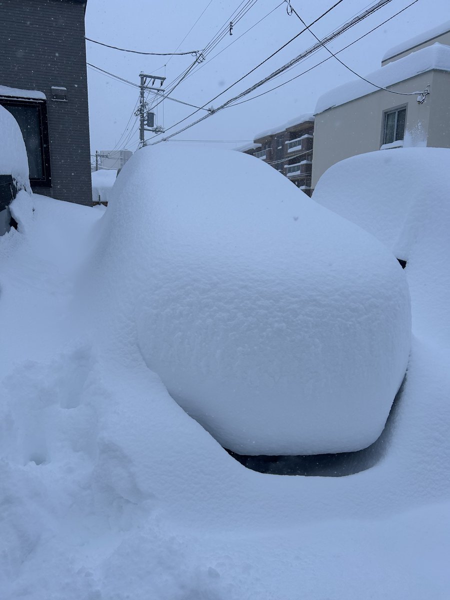Ueskh1's tweet photo. @sta__y62 @Wattdy072155 これまずどうやって除雪するかで10分悩んだ https://t.co/WClBpx77rR