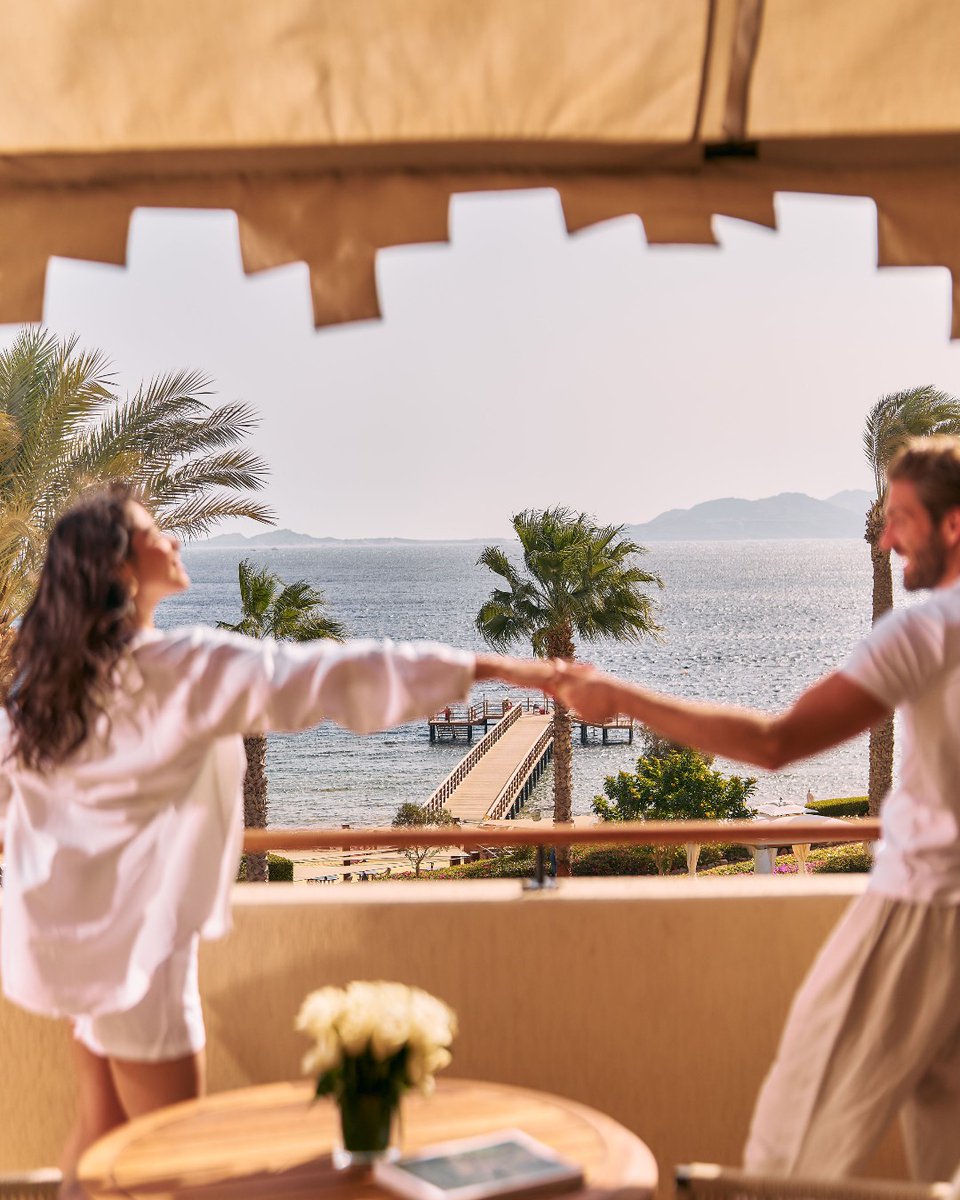 FSSharmElSheikh's tweet image. A private terrace, gentle breezes, and the laughter of two hearts in sync. 🌿💫 This is what a romantic getaway feels like.

#Fourseasons #FSSharmElSheikh #SharmElSheikh