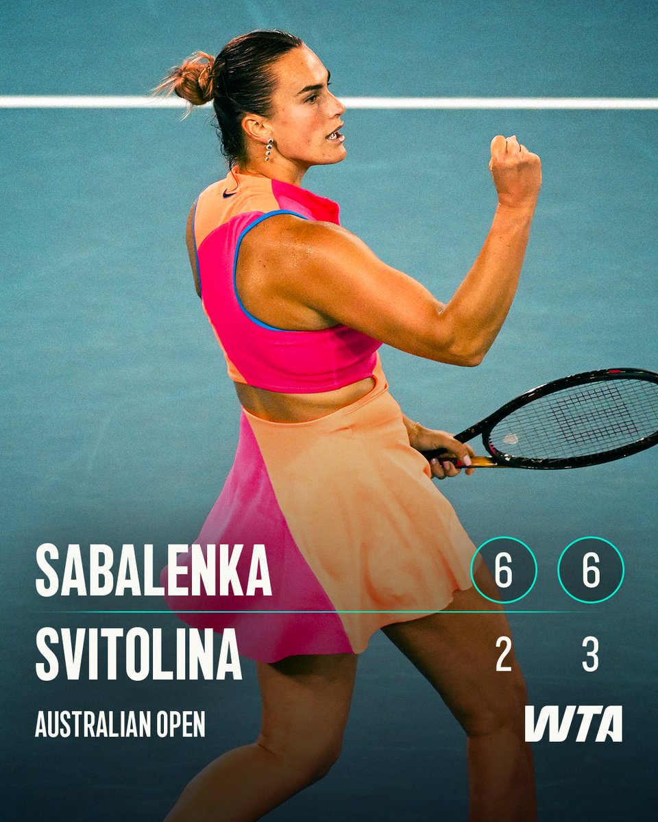 INTO HER FOURTH AUSTRALIAN OPEN FINAL 🔥

#AO26