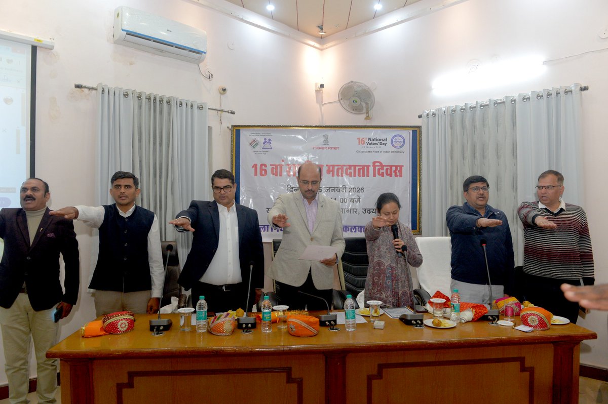 District Election Officer, Udaipur tweet media