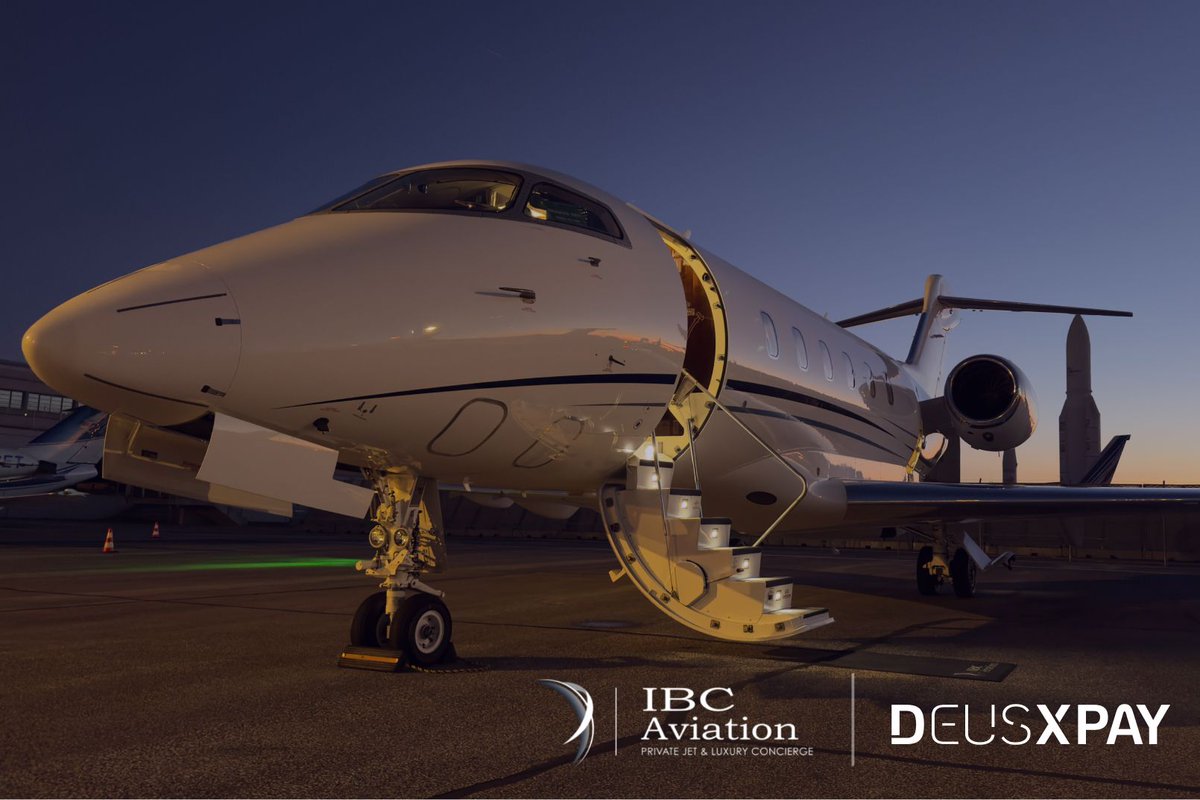 Private air travel meets crypto innovation. ✈️💸 @DeusXPay has partnered  with @IBCAviation to enable stablecoin payments for private flights,  offering near-instant settlement, transparent fees, and a seamless booking  experience. This move reflects