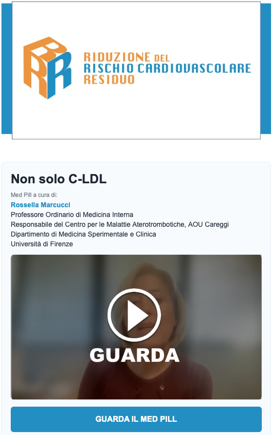 cardiolink_it's tweet image. #R3 - Riduzione del Rischio cardiovascolare Residuo: Non solo C-LDL -
🎥  Med Pill di Rossella Marcucci
📱cardiolink.it/v2/articolo.ph…
🔔 #CardioLink #notizie #Video #interviste #casoclinico #cardiologia #fibrillazioneatriale #ipertensione #scompensocardiaco #congresso #Recordati