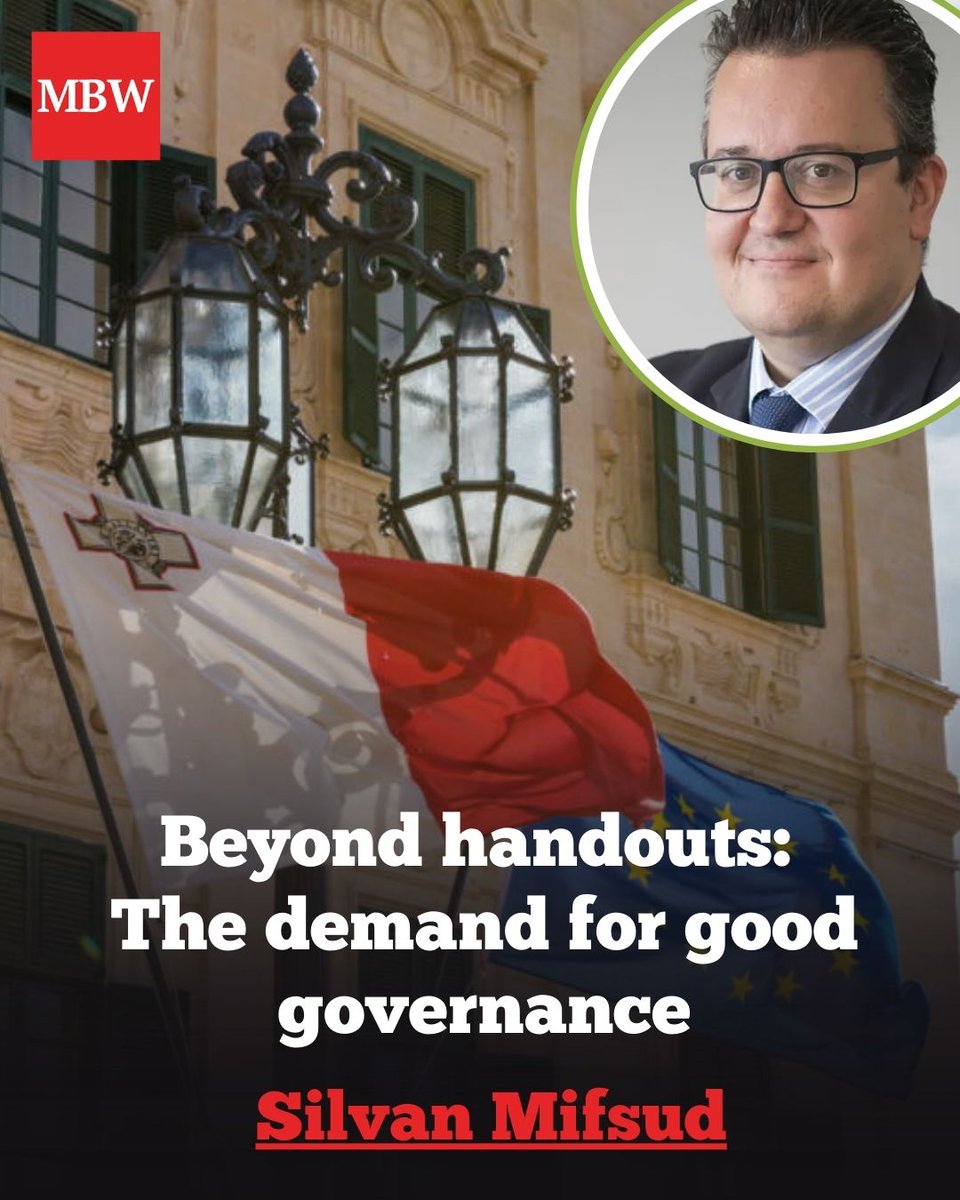 Beyond handouts: The demand for good governance maltabusinessweekly.com/beyond-handout… via <a href="/businessmalta/">Malta Business Weekly</a>