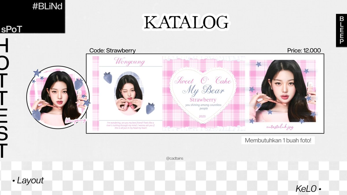 cadtains's tweet image. Any interaction are appreciated!

Haiii, Hellowm, Annyeong👋🏻 Aku lagi fast optip by DM untuk 4 katalog ku dibawah ini🛍️🛒 Silakan cek alt untuk detailnya, yaaa! Skuyzzz, jajankkk😻