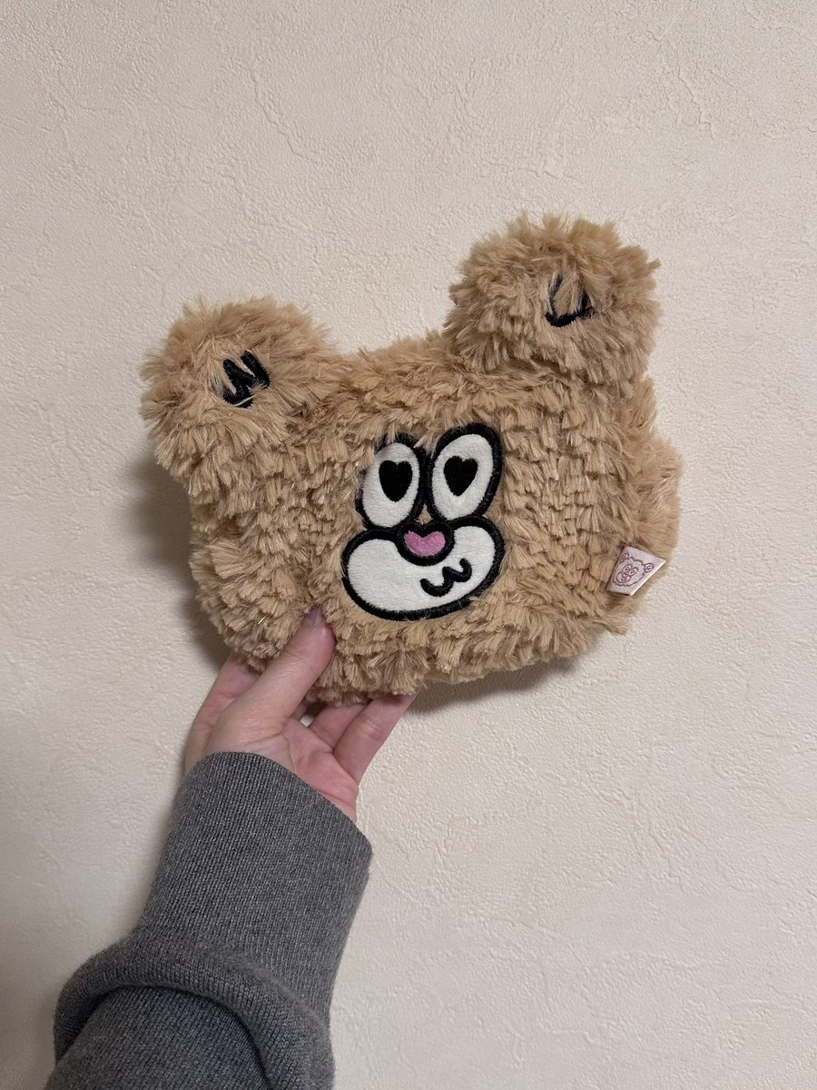 NiziUちゃんグッズ届いた！早い！💌 クマちゃんのフェイスポーチが思っ