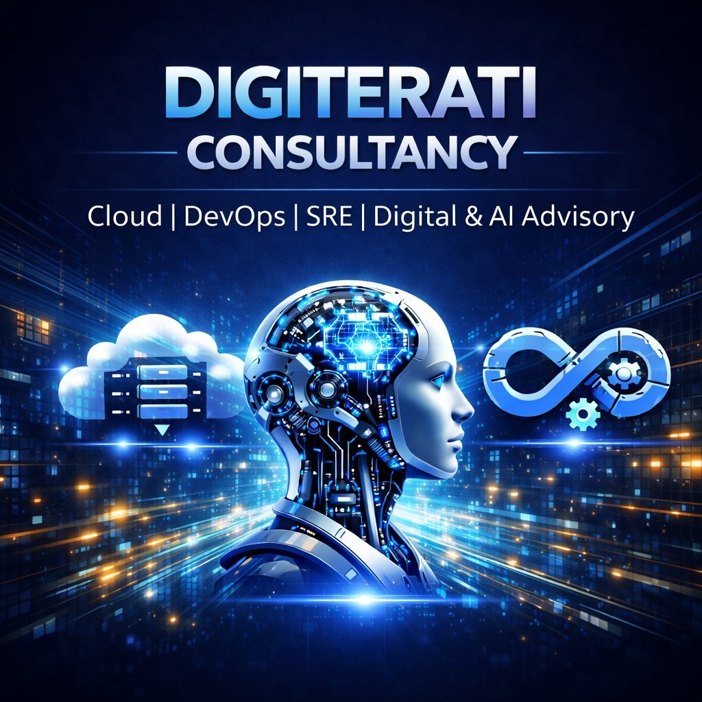 Digiteratian's tweet image. After 34 Years of IT Skilling Excellence
We are proud to launch Digiterati IT Consulting.

Advisory team backed by 25–30+ years of enterprise consulting expertise.

Looking to accelerate cloud migration, DevOps automation, or AI adoption?
Let’s connect.

#Digiterati #ITConsulting