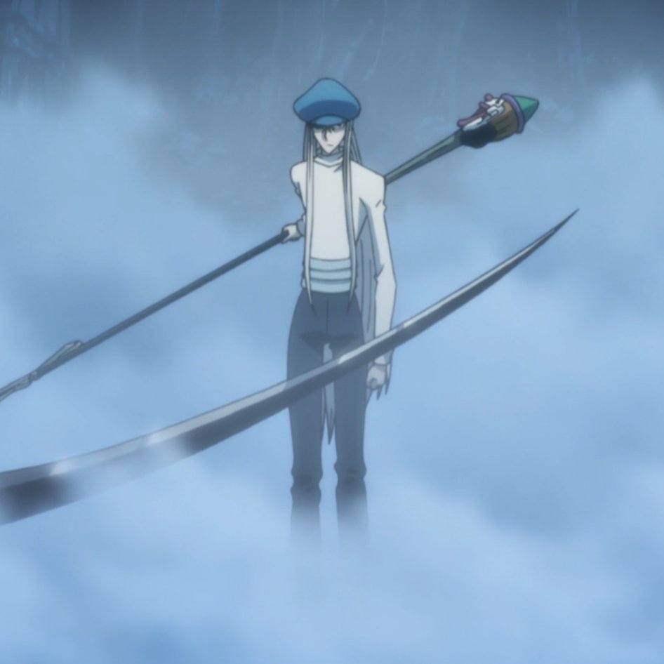 SpotHxH's tweet image. pouco se fala em quanta AURA o kaito tinha no começo de chimera ants

essa foice era dahora demais