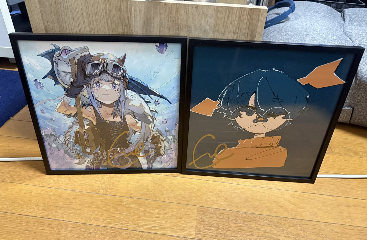 Eveくんの直筆サイン入りジャケットポスター4枚目購入しちゃった