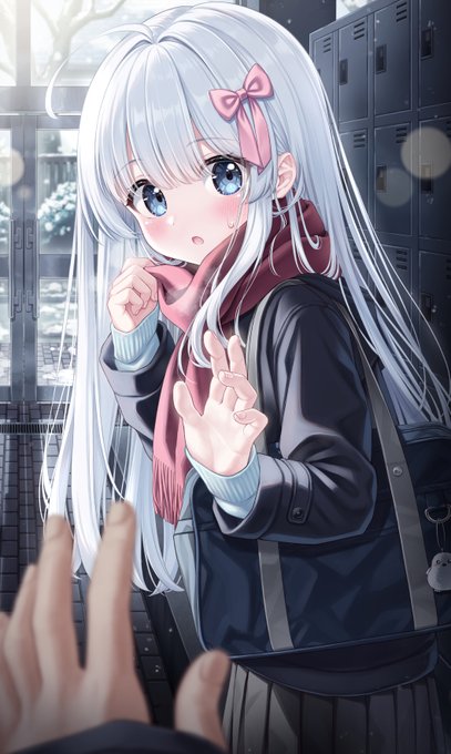 隣の席の女の子に、 
はじめて「おはよう」と声をかけられた。 