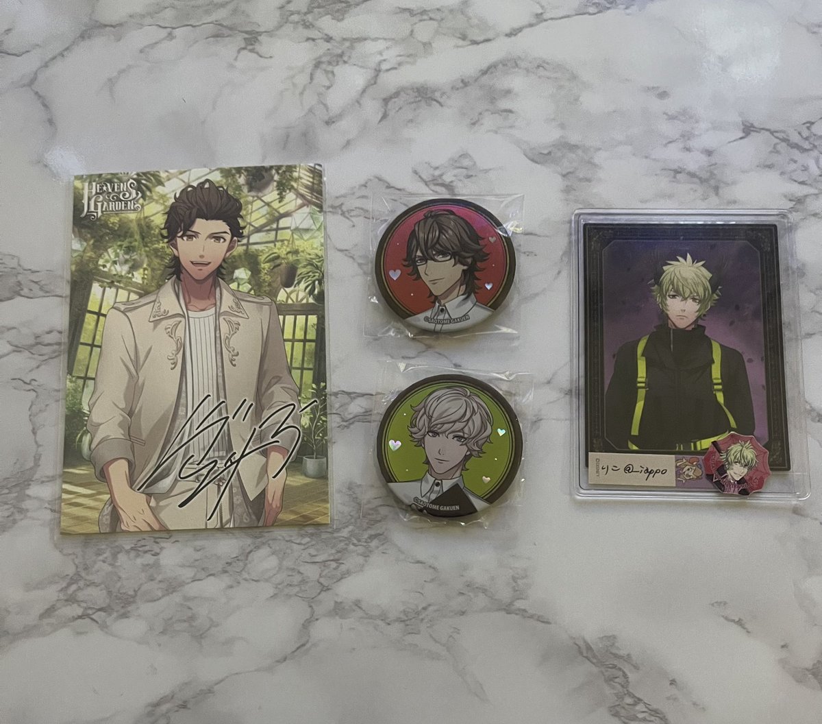 交換】うたプリ お庭 スイパラ 譲┊︎特典＊ヴァン 缶バッジ＊瑛一