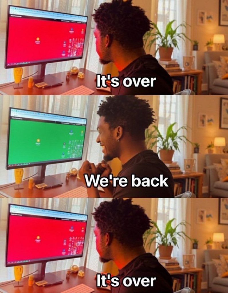 Crypto guys over the last 12 months 😂