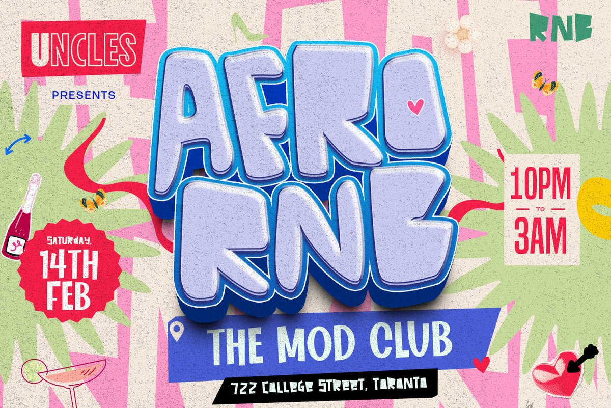 UnclesofTO's tweet photo. Upcoming Event: AFRO RNB 
Date: Feb 14th 2026
Location: Mod Club Toronto 

Tickets: https://t.co/9gt0lNJhVx https://t.co/I26pvjvEO6