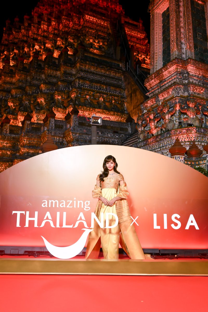 บรรยากาศความมหัศจรรย์ของงานเปิดตัวชิ้นงานโฆษณา Amazing Thailand Ambassador Exclusive Night ณ วัดอรุณราชวรารามราชวรมหาวิหาร ก้าวสำคัญของการส่งต่อเสน่ห์ความเป็นไทย 
ออกไปสัมผัสประสบการณ์เที่ยวเมืองไทยที่ถึงทุกความรู้สึก! 

#AmazingThailand #AmazingThailandxLISA_Recap
