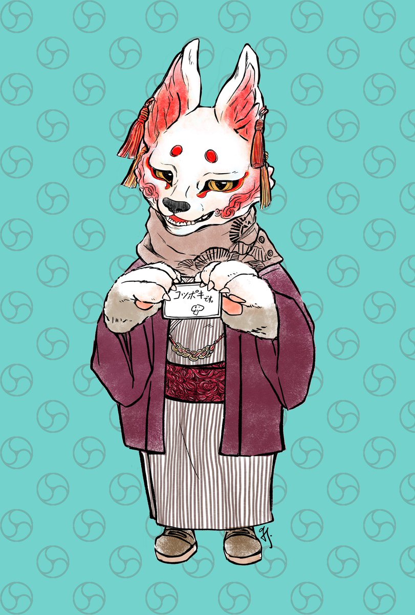 群青さん@aoshi1230 にお願いした似顔絵が届きましたー！ デフォルメ