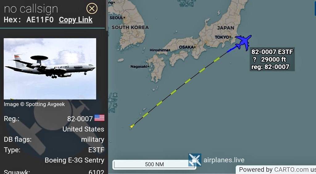 FMilcoms's tweet photo. #RONIN 25 #AE11F0 

Cleared to PAED
4536N15656E  PASRO A590 HAMND   
FL300

#PEARL 25 #AE059F heading back to RODN.
FL280 https://t.co/jRqjBkJaYC