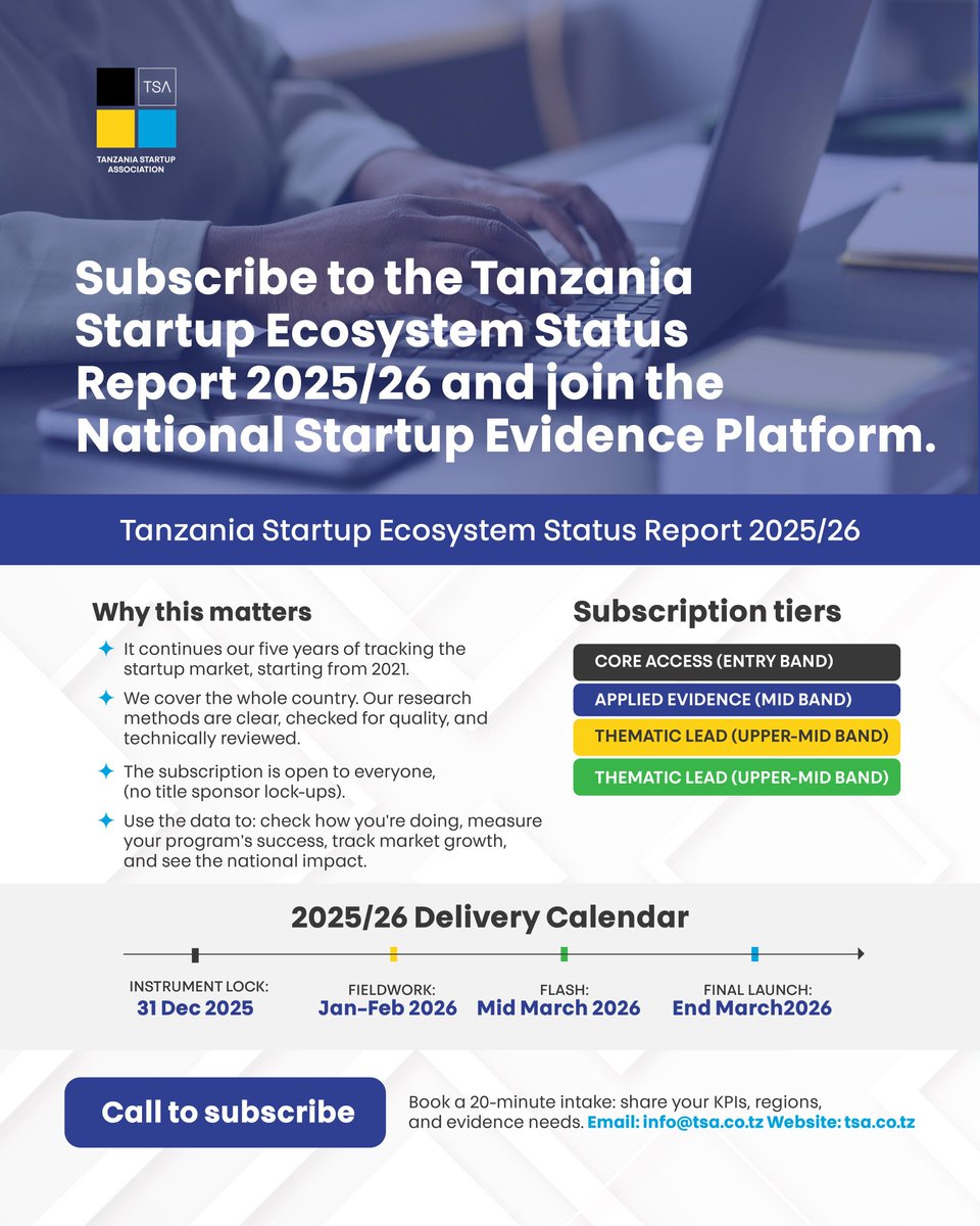 Tanzania Startup Association tweet media