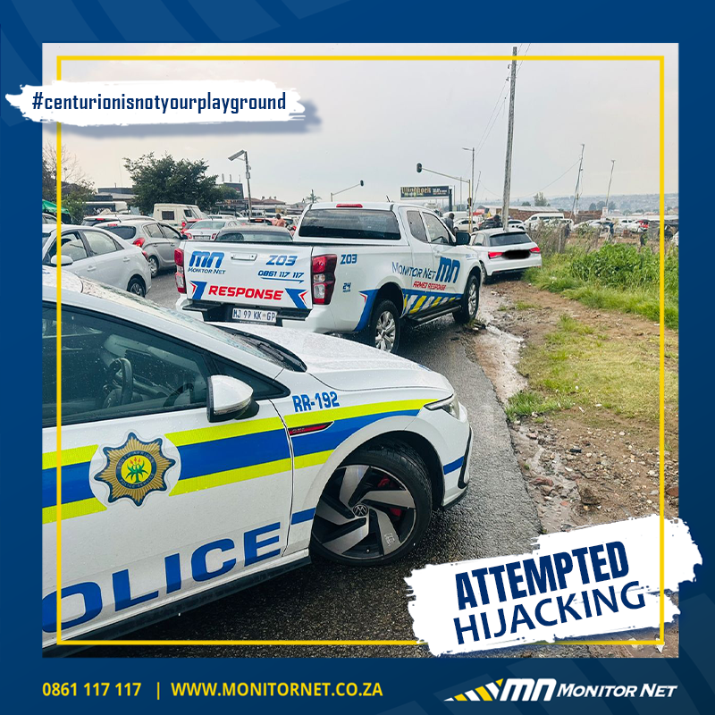 monitor_net's tweet image. Centurion Security Teams Respond Swiftly to Attempted Hijacking Incident

On Wednesday, 28 January 2026, Centurion security teams received a lookout for a white Audi linked to an attempted hijacking in the Doringkloof area.

🚨 readmore: monitornet.co.za/centurion-secu…