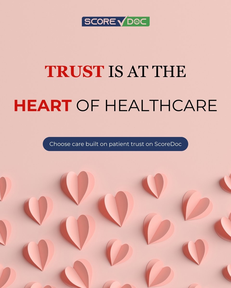 score_doc's tweet photo. This Valentine’s Day, we’re reminded that trust is at the heart of every healthcare relationship.

Because when it comes to healthcare, trust matters every day.

#ValentinesDay #HealthcareTrust  #ScoreDoc https://t.co/lugumAKC9R