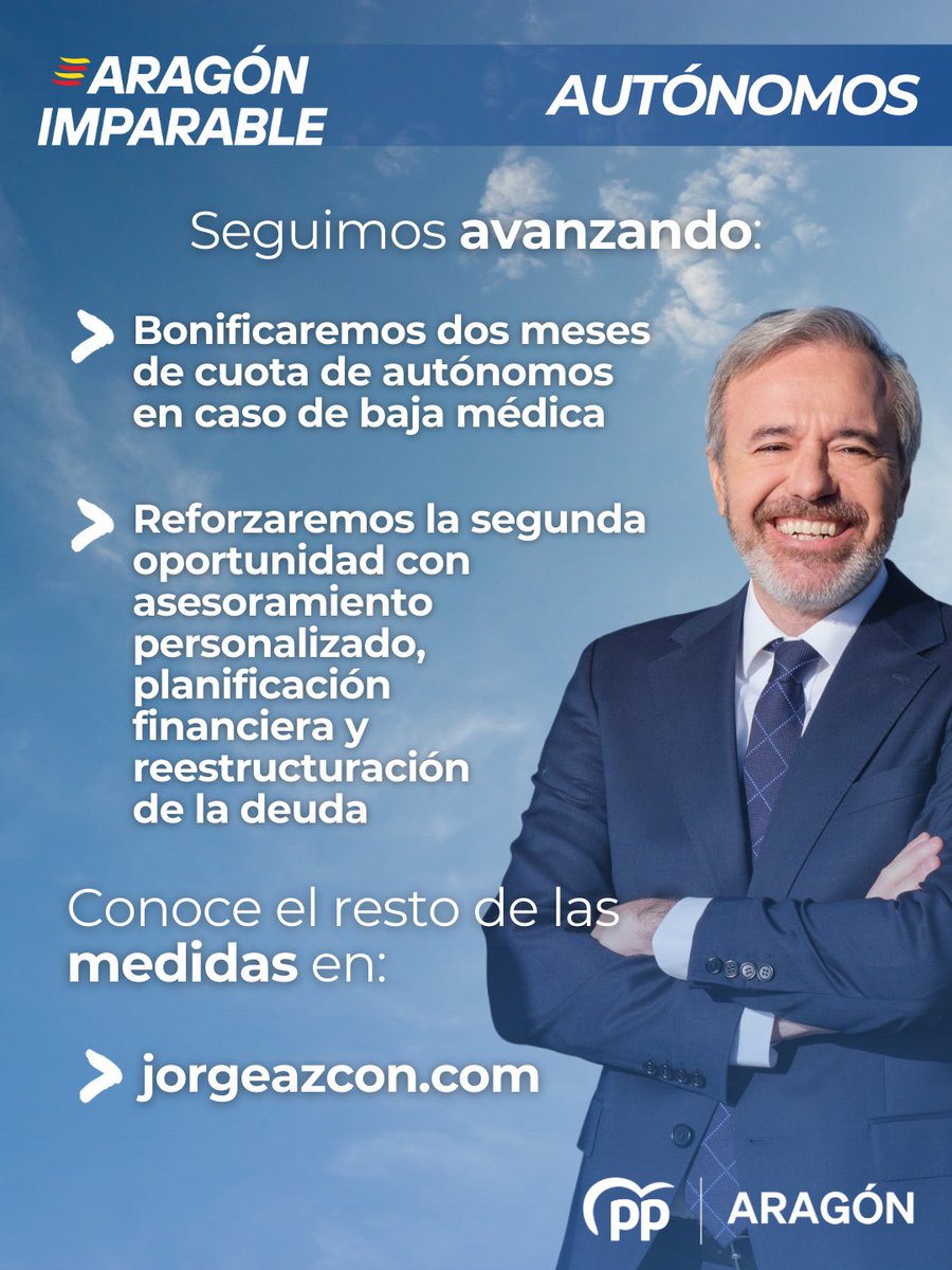 Jorge Azcón tweet media