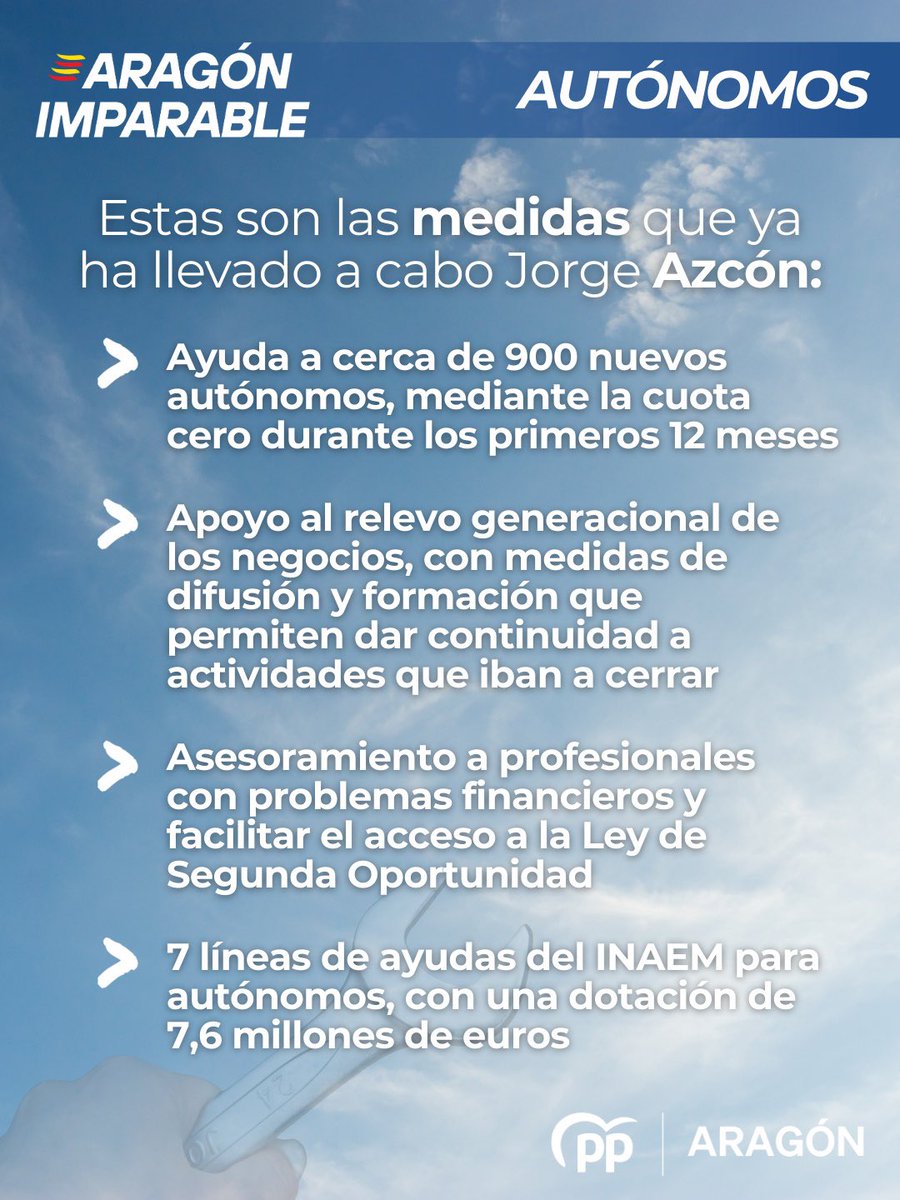 Jorge Azcón tweet media