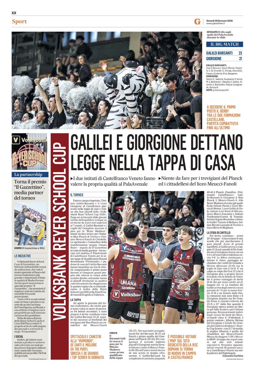 Articolo del #Gazzettino sulla Tappa 6 #Vivimondo